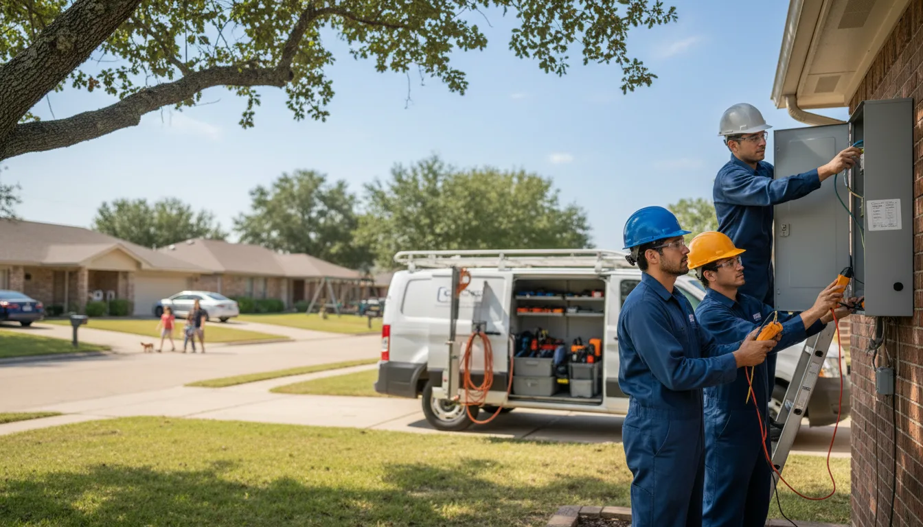 Certified electrician providing emergency electrical services in Fountain, FL